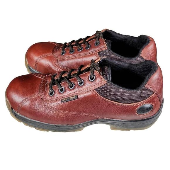 Dr. Martens Women\'s Brown Leather Lace-up 5-Eye Industrial Safety Shoe Womens Si main image 14